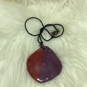 Ceramic One of a Kind Handmade Necklace
